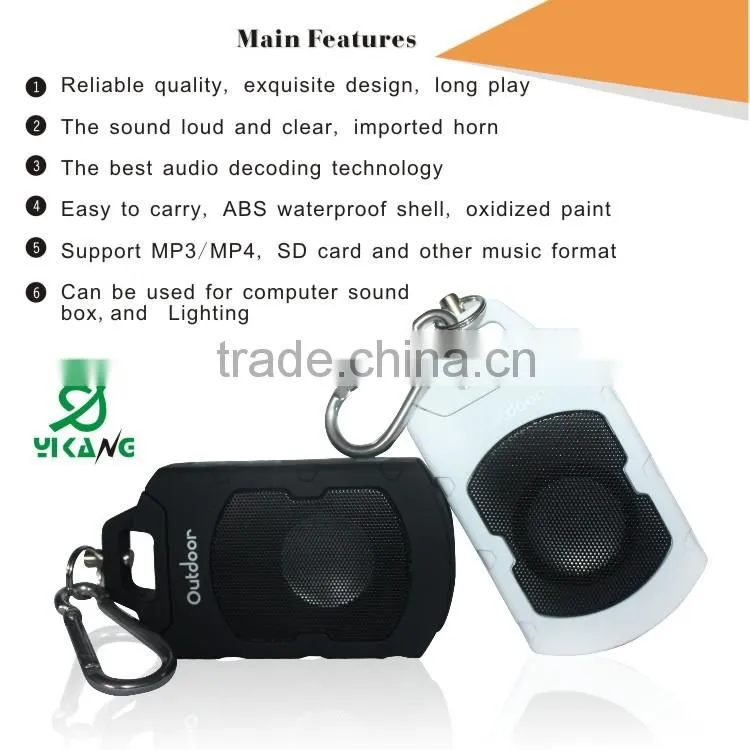 Hot mini Portable Bluetooth Wireless Speaker with TF Card