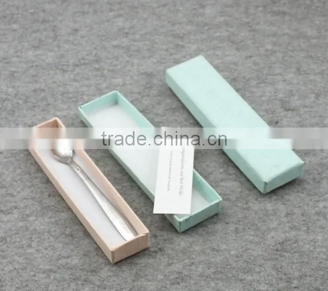 1piece stainless steel spoon pomotion gifts with color box