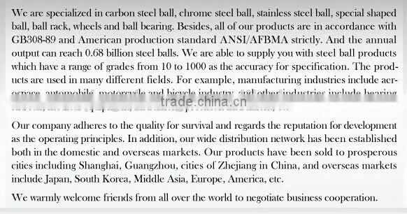 steel ball bearings for bicycle parts