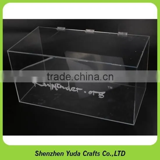 Laser engraving waterproof storage case acrylic dustproof showcase