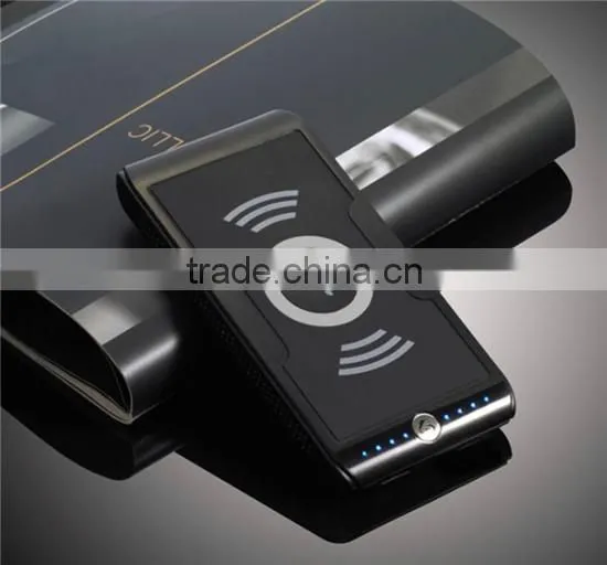 QI wireless portable phone charger, universal for iphone samsung android charger 8000mah