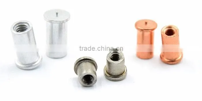 ISO13918 Aluminum unthreaded UT capacitor discharge CD welding bolt