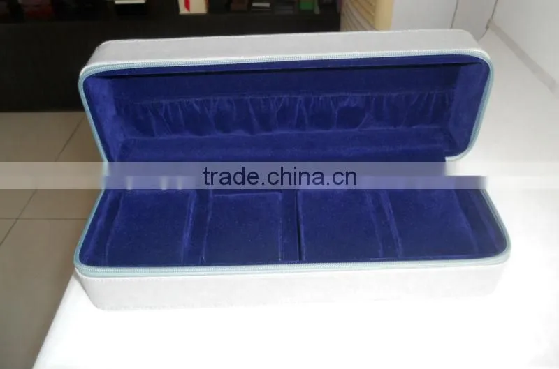Custom leather watch box for double