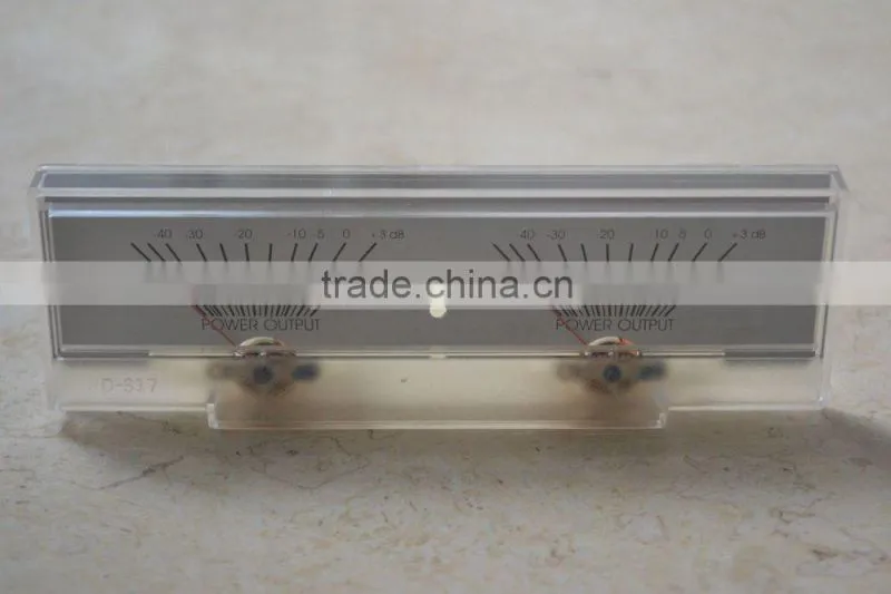 No Lamp VU Meter SD-317 Panel 2 500uA 650 156x52.5mm