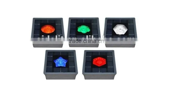 Install into the ground solar brick led paver light