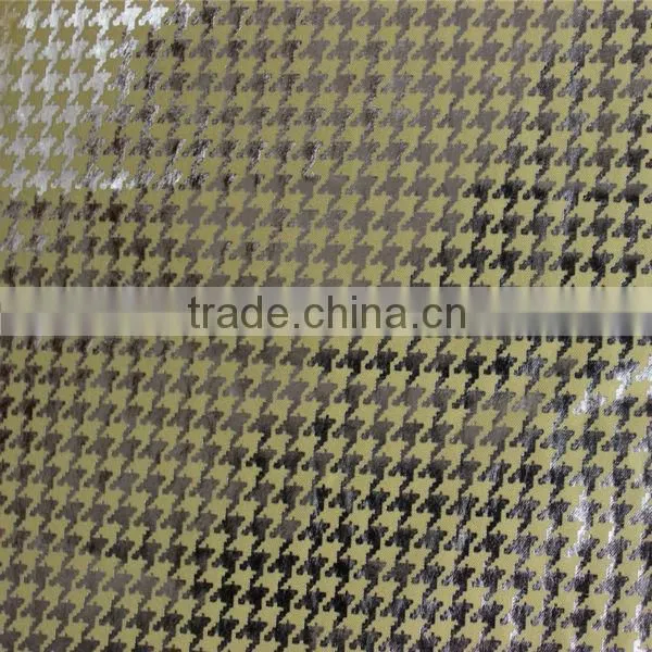 100% polyester bronzed polyester fabric for garment or decorative