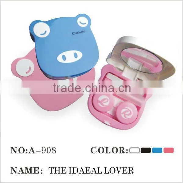 ningbo car contact len case big eye bear