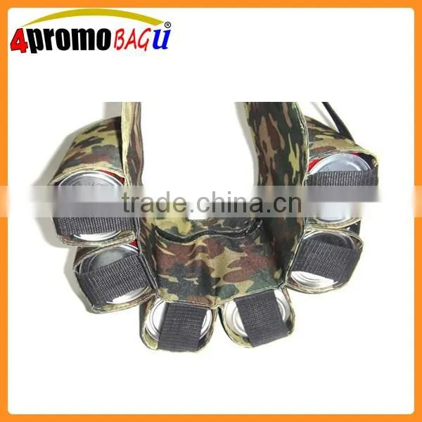 Portable 6 Bottles Beer Soda Can Soft Drink Belt