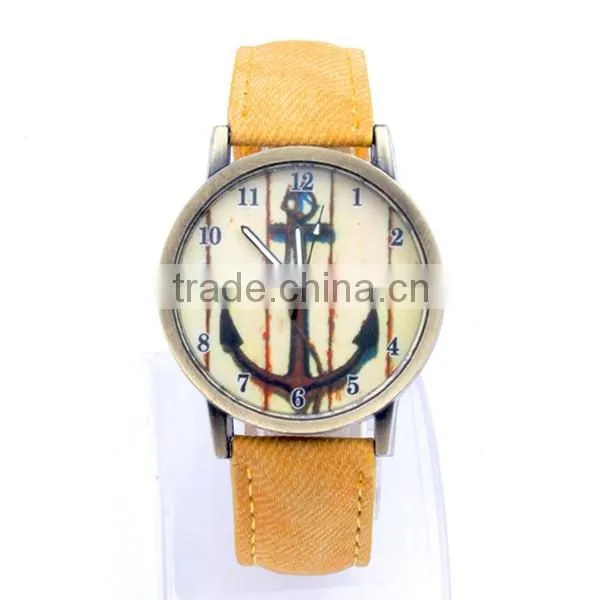 Wholesale Cheapest Price Retro Anchor Watch Design