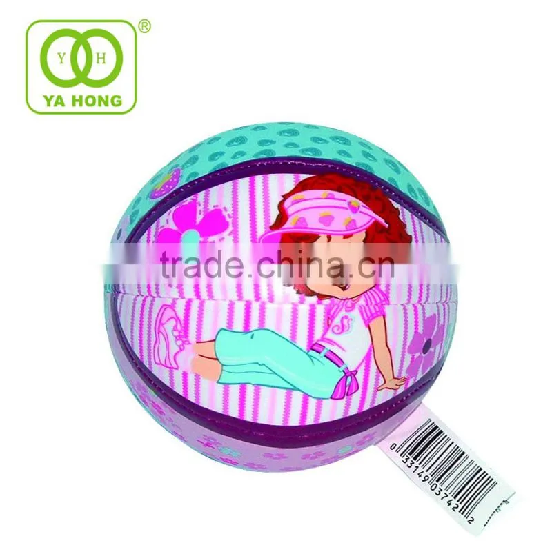 Whole toy of cotton stuffed soft toy ball with OEM design pattern