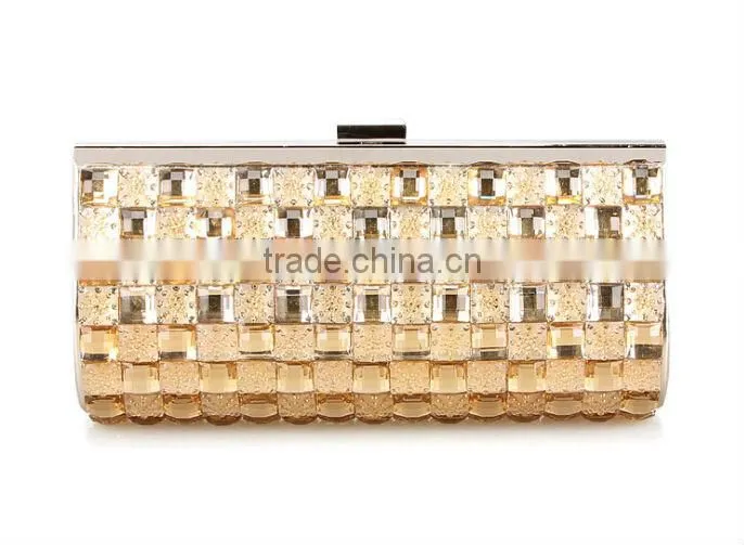 2015 crystal and rhinestone evening bags fashion clutch bag