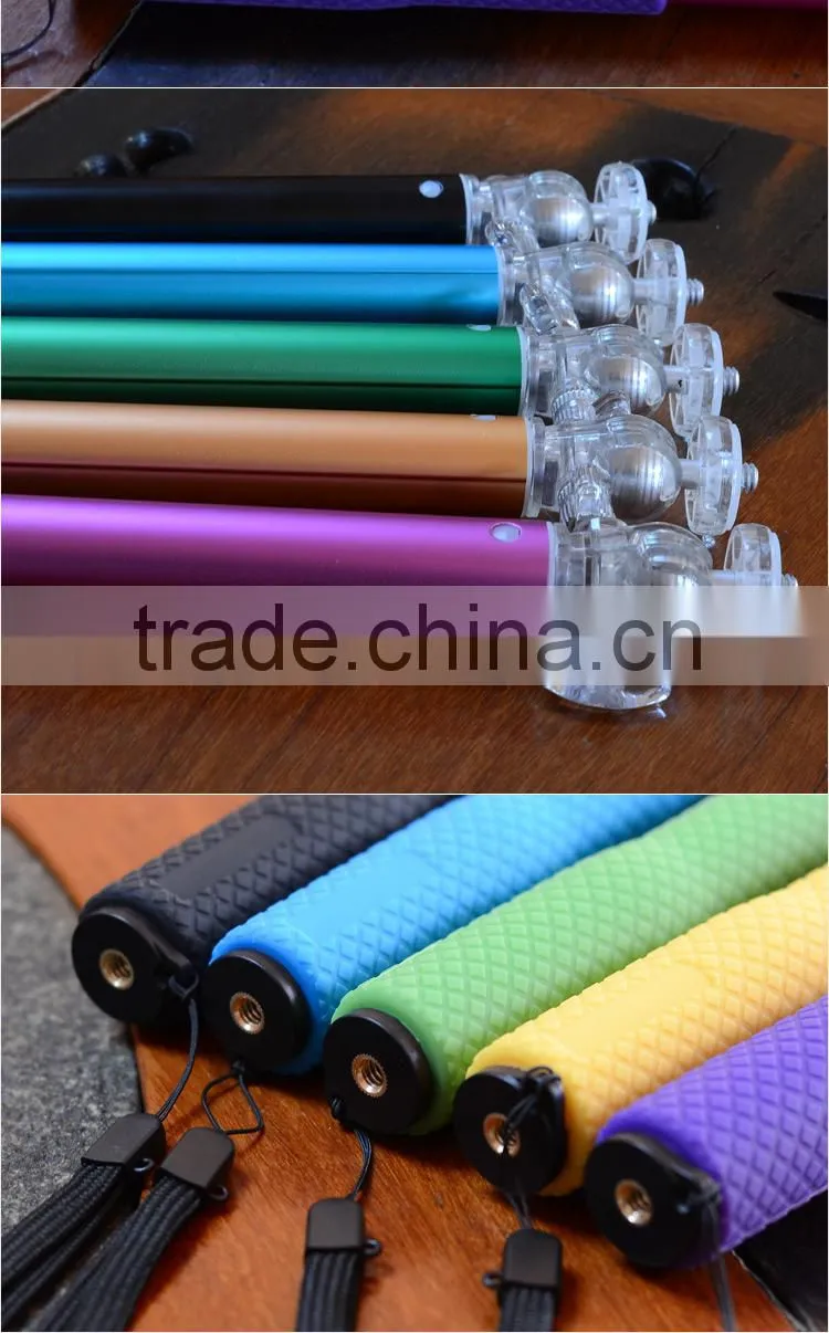 stainless steel with rubber grip tongsis mobile phone monopod