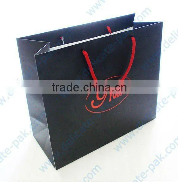 Brown Kraft Paper T-Shirt Bag Packaging, Bag Packaging