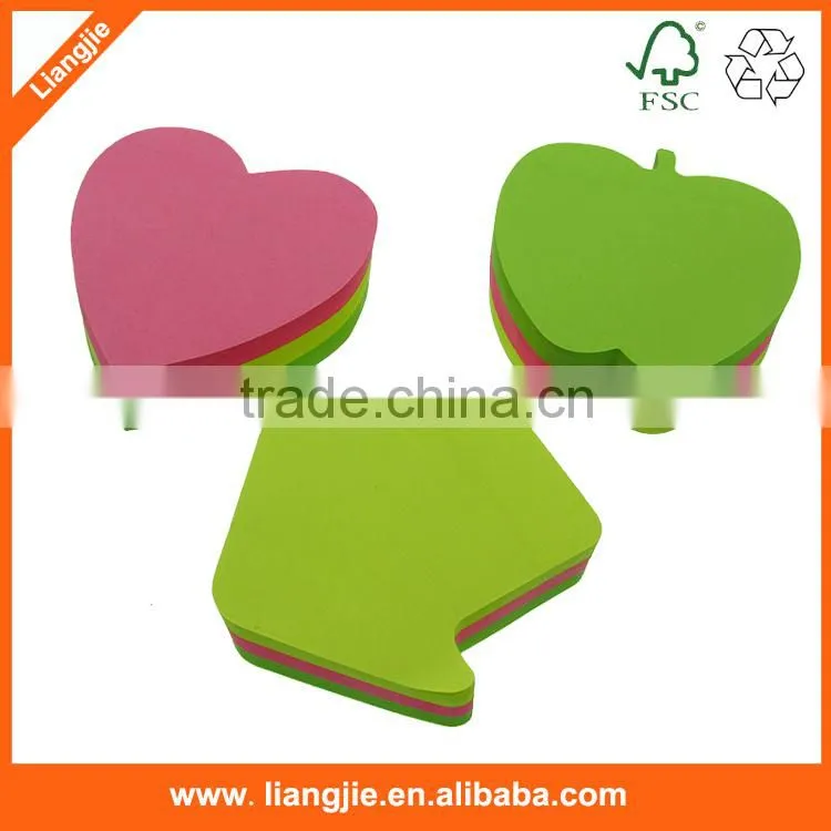 Z-shaped sticky note, Z shaped sticky note memo pads