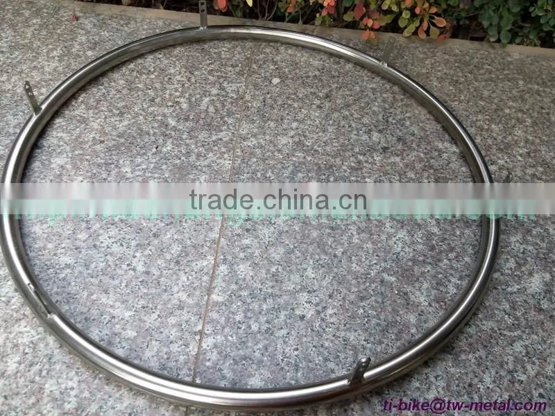 Titanium Wheelchair Rim High Quality Titanium Bike Wheel Rim China Made Titanium Bicycle Wheel Rim for Wheelchair or Bikes