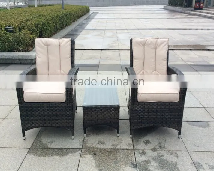 Cushioned Outdoor Wicker Patio Set Garden Rattan Sofa Furniture