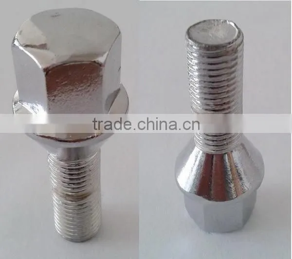High strength motor car wheel bolt, high quality steel automotive bolt