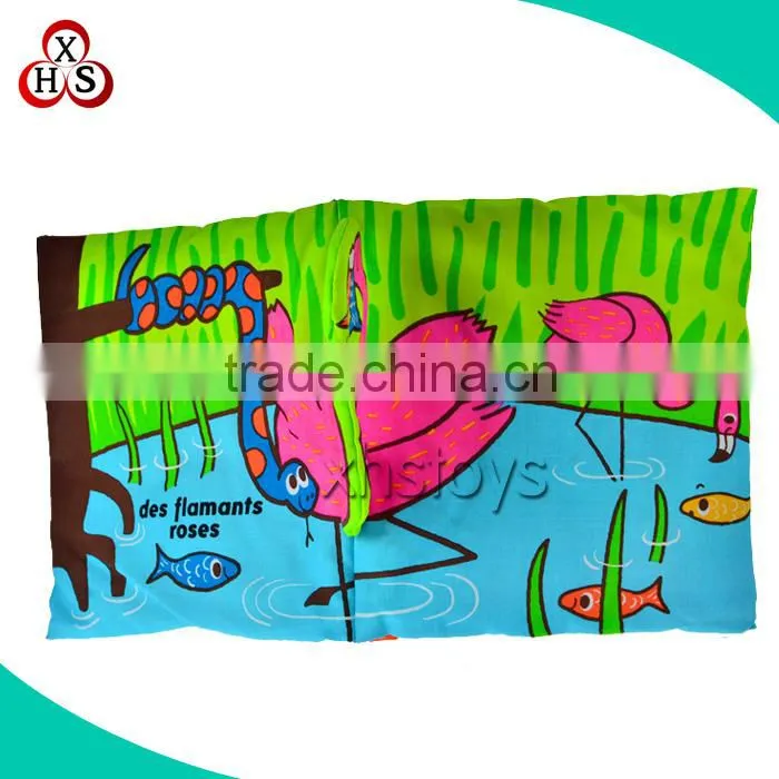 Custom cloth book, the first soft cloth baby book