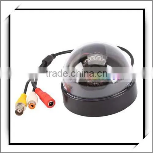 1/4 For Sharp 420TVL 12 IR LED Audio Night Vision Digital Dome Security Color CCD Camera