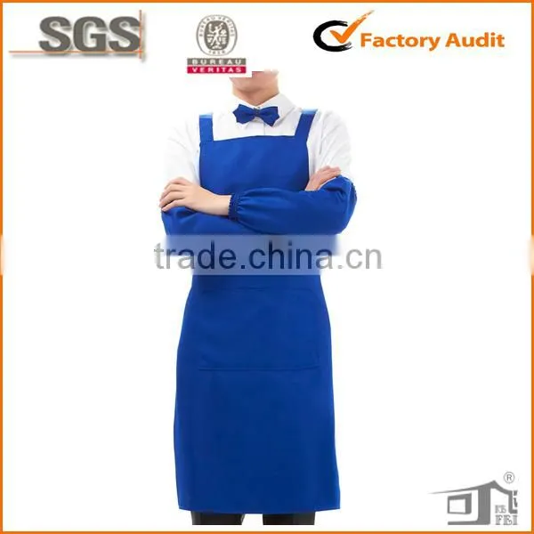 polycotton blank cafe uniform with front pocket wholesale