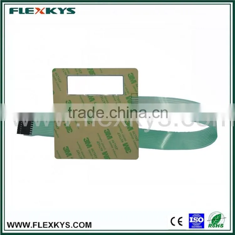 LED Lights Integrated Metal Dome Membrane Switch with Chemical Resistant Membrane Label