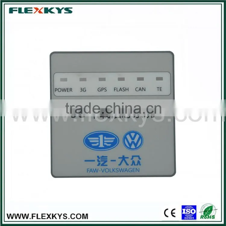 PET graphic overlay for vehicle information system