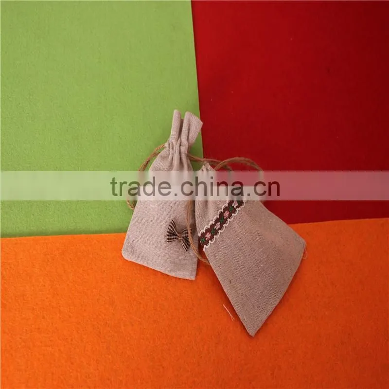 Customized best promotion flower gift jewelry velvet bag wholesale