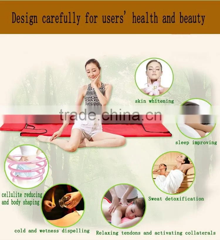 infrared body wrap jade and germanium body wrap/ slimming thermal heated body wrap