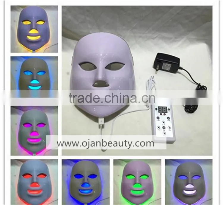 7 color Led Light Pdt Skin Rejuvenation Facial Mask
