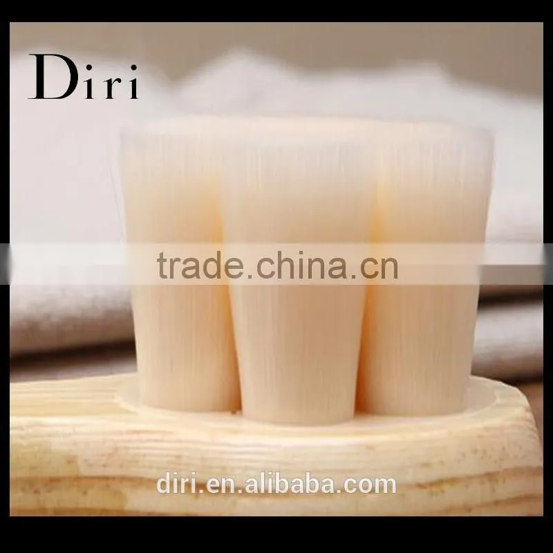 New Design Comma Shape Petals Hair wooden Handle Face Brush cleansing