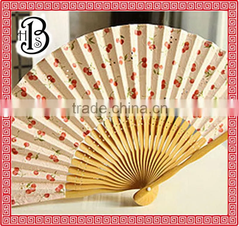 hot sale promotion products folding fan bamboo fans hand fan