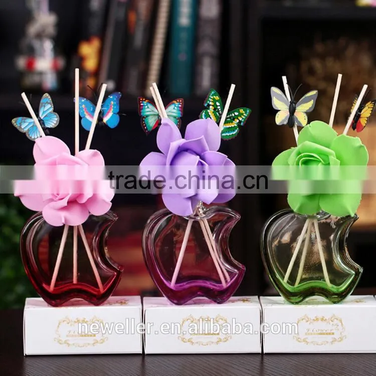 Different packing decorative unique aroma reed diffuser with bottle