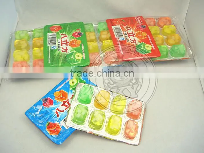 Jelly Block With fruit flesh