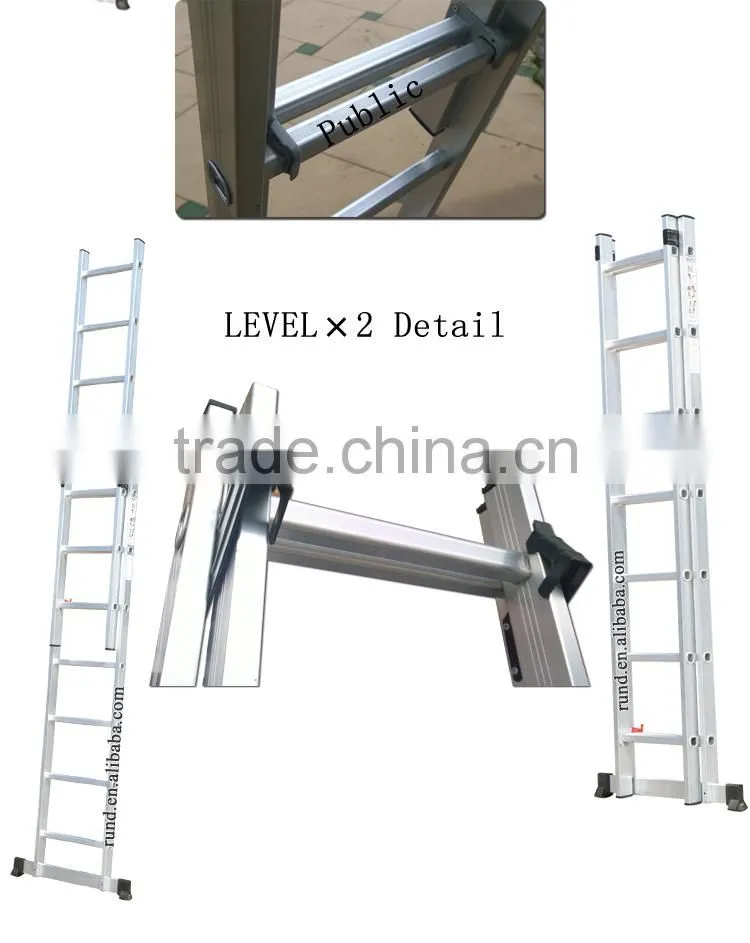RD-LD-3 telescopic ladder fiberglass