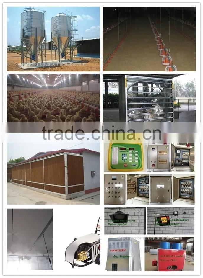 Agricultural Farm Machinery Equipment Automatic Chicken Feeder/Drinker/Fan/Cooling Pad/Controller for Poultry Farming