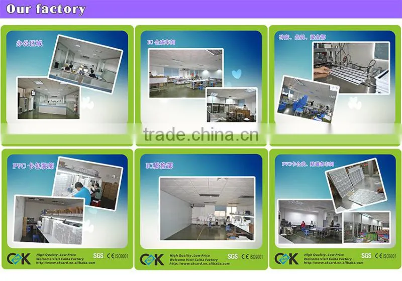 Customized printing plastic contact ic card with sle5542 chip