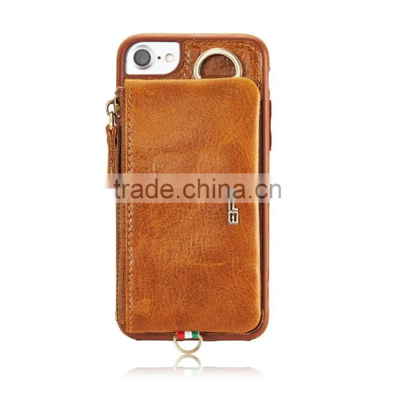 Wallet leather phone case magnetic leather case for iPhone