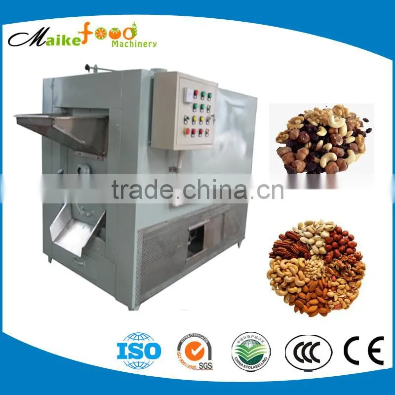 New style!!! Automatic industrial electric or gas walnut/almond/chestnut/coffee bean or peanut roaster machine