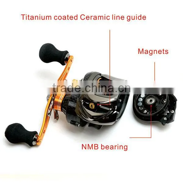 Low profile bait casting fishing reel bait caster reel