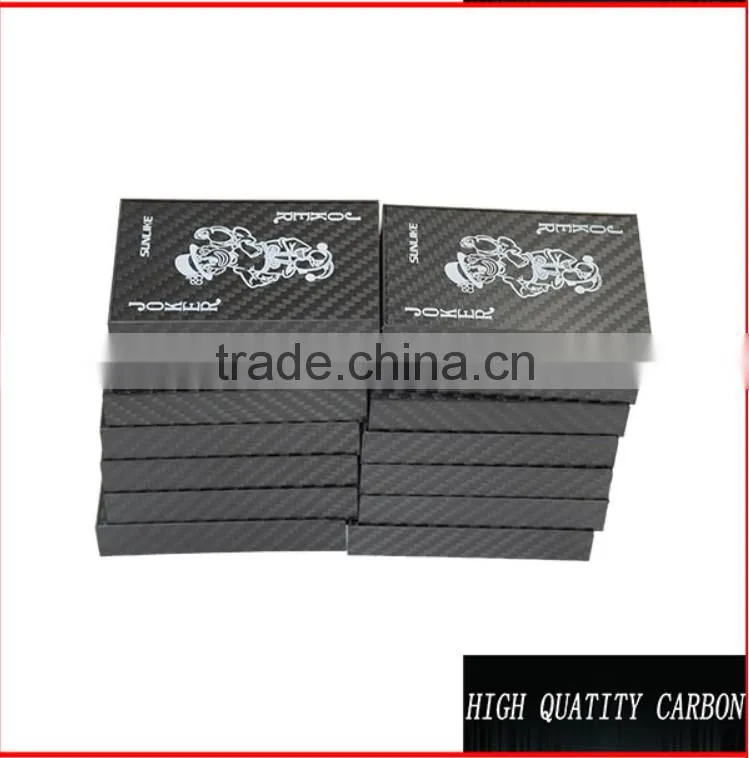 Hot style product wholesale 3k carbon fiber poker ,3k carbon fiber playing card,standard 52 card deck