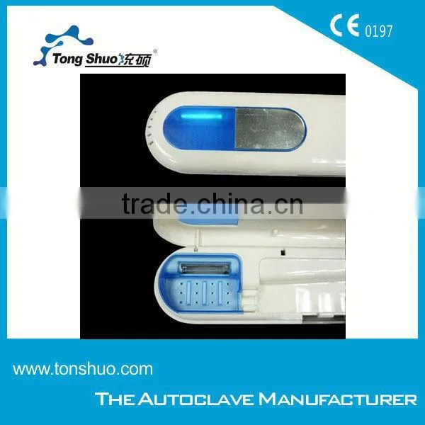 UV light toothbrush sanitizer holder