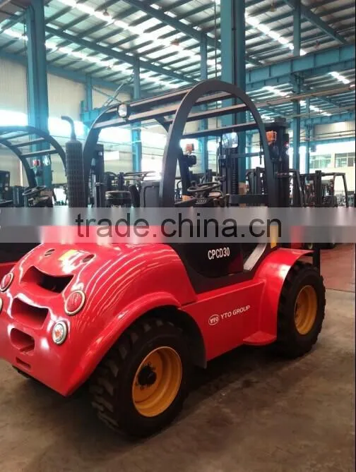 YTO 3 ton all terrain forklift