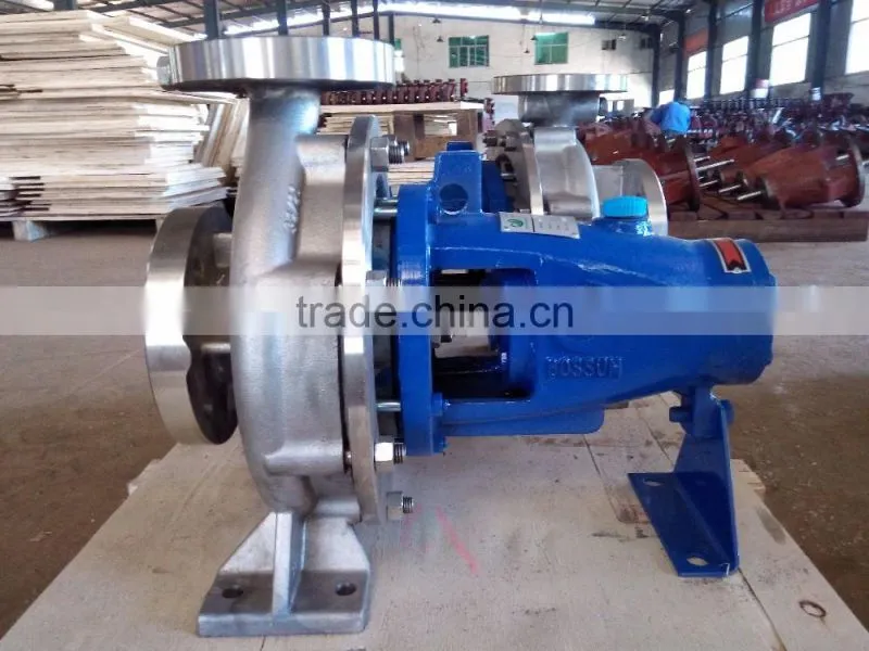bare shaft stainless steel end suction water pump