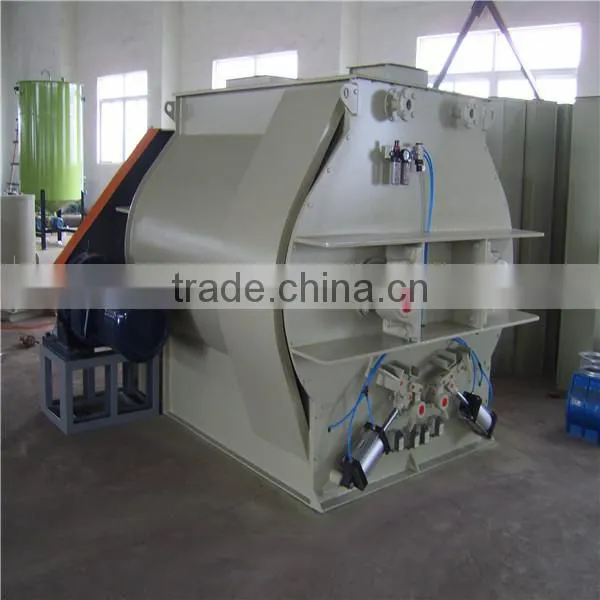 2016 new design double shaft feed mixer