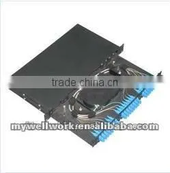 Supply Rack Mounted 24 port Fiber Optic Distribution Box