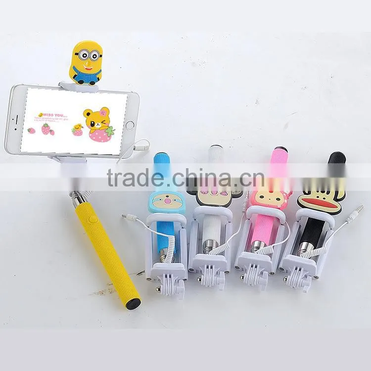 Best Quality Gold-plated Wireless Monopod Selfie Sticker With Bluetooth/Digital Camera Use and Mini Tripod / Lightweight Type se