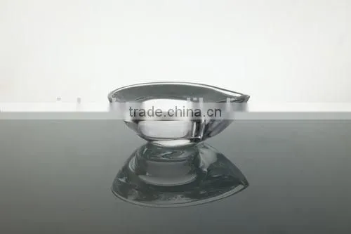 Glass candle holder egg candler