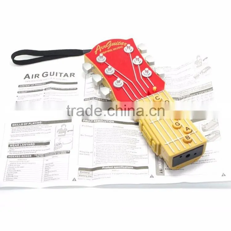 Cool Infrared Ray Air Guitar, Creative Video Toy, Early Education Musical Instrument For Childs or Adults