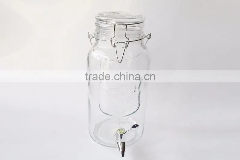 High Quality Glass Beverage Dispenser for Ice Cold Drinking
