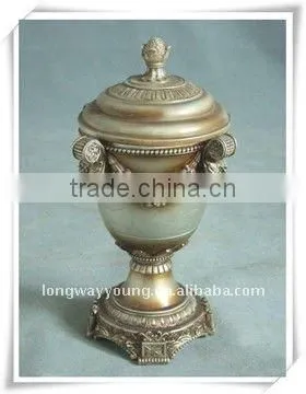 classical patterned finish fiberglass adorning casket